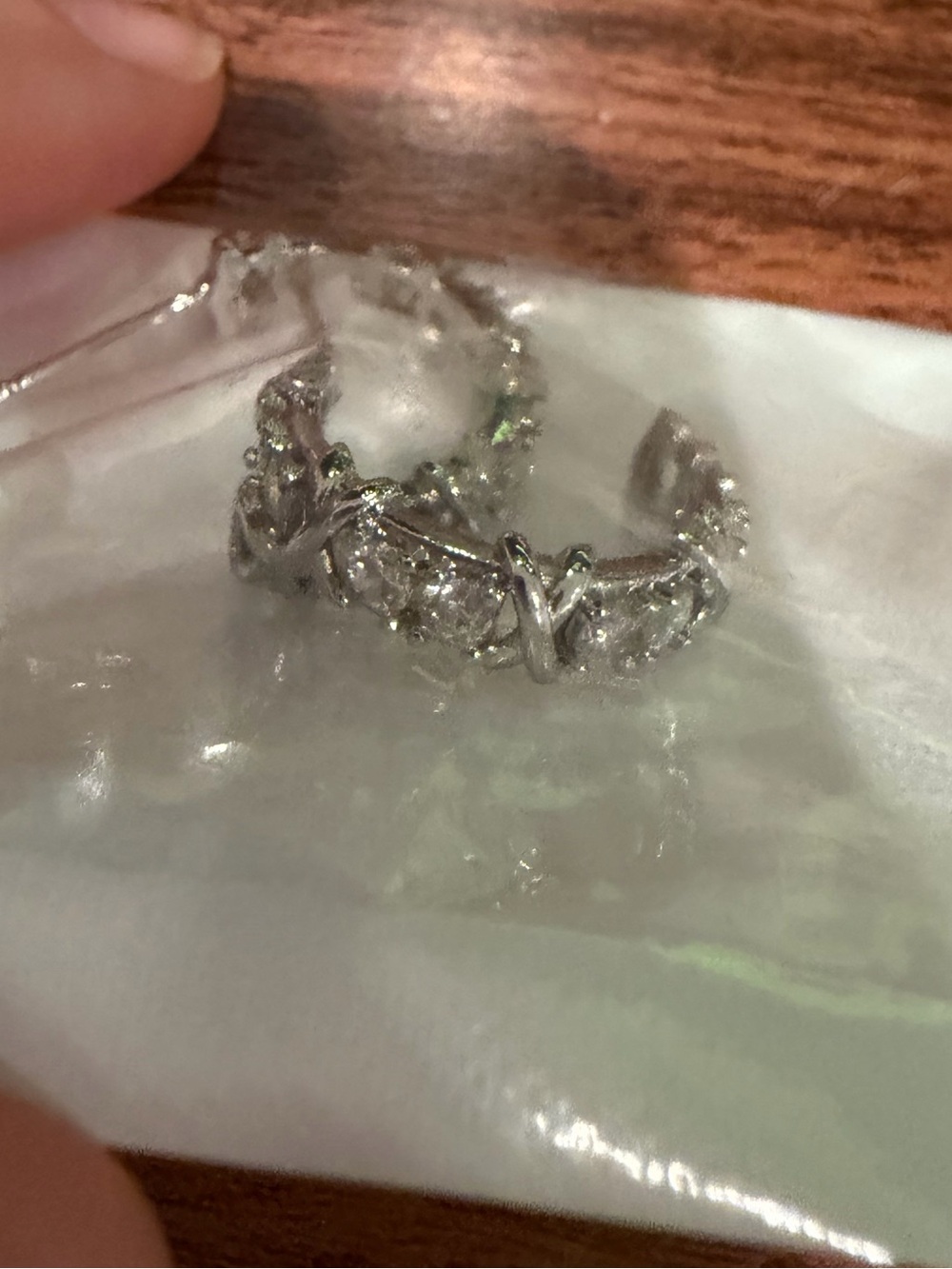 Target Silver-Tone Crystal Eternity Band - Women's Jewelry